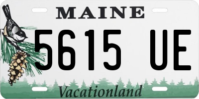 ME license plate 5615UE