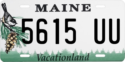 ME license plate 5615UU