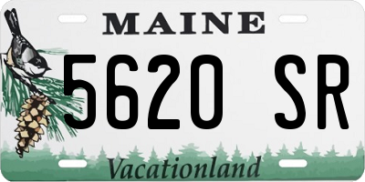 ME license plate 5620SR