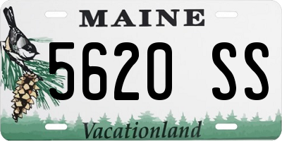 ME license plate 5620SS