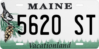 ME license plate 5620ST