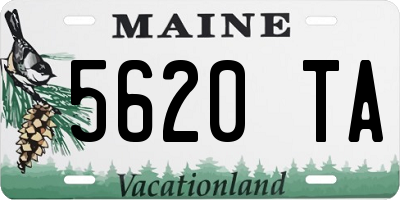 ME license plate 5620TA