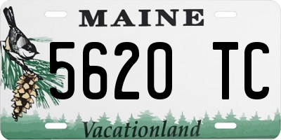 ME license plate 5620TC