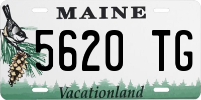 ME license plate 5620TG