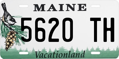 ME license plate 5620TH