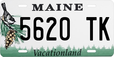 ME license plate 5620TK