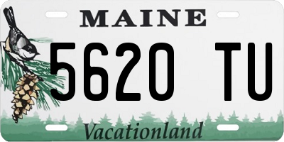 ME license plate 5620TU