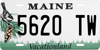 ME license plate 5620TW