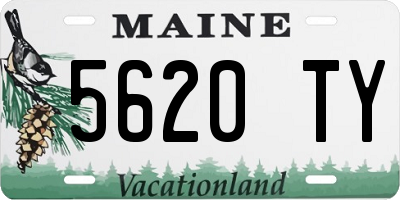 ME license plate 5620TY