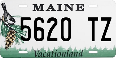 ME license plate 5620TZ