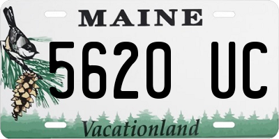 ME license plate 5620UC