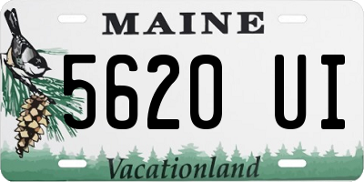 ME license plate 5620UI