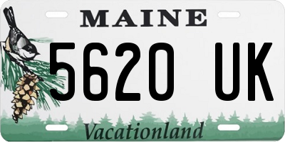 ME license plate 5620UK