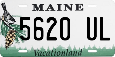 ME license plate 5620UL