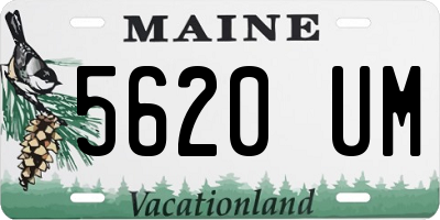 ME license plate 5620UM