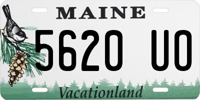 ME license plate 5620UO