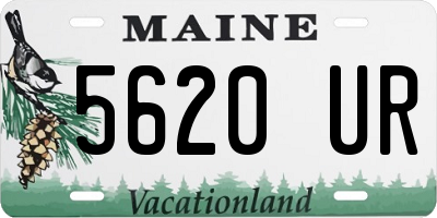 ME license plate 5620UR