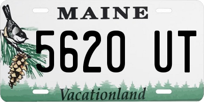 ME license plate 5620UT