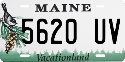 ME license plate 5620UV