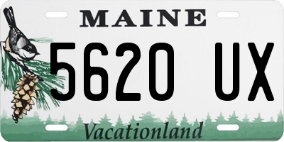 ME license plate 5620UX