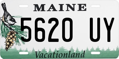 ME license plate 5620UY