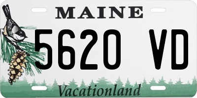 ME license plate 5620VD