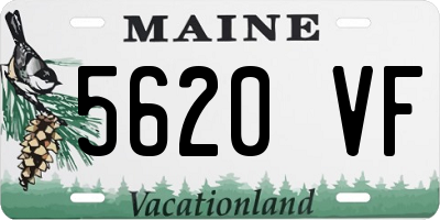 ME license plate 5620VF