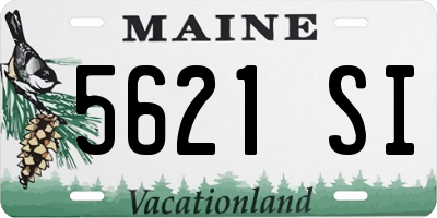 ME license plate 5621SI