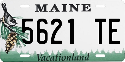 ME license plate 5621TE