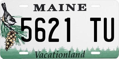 ME license plate 5621TU