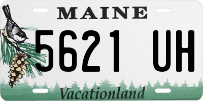 ME license plate 5621UH