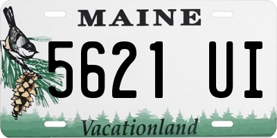 ME license plate 5621UI