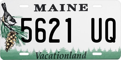 ME license plate 5621UQ