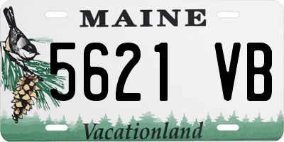 ME license plate 5621VB