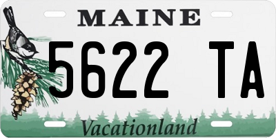 ME license plate 5622TA