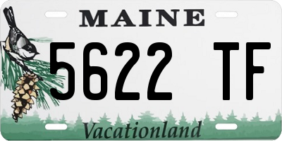 ME license plate 5622TF