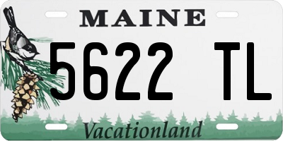 ME license plate 5622TL