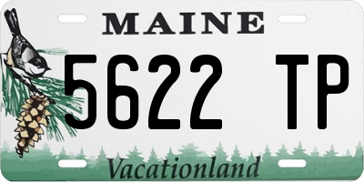 ME license plate 5622TP