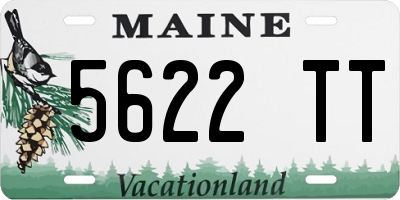 ME license plate 5622TT