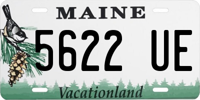 ME license plate 5622UE