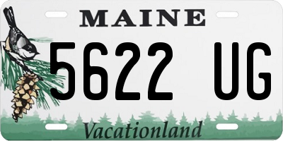 ME license plate 5622UG