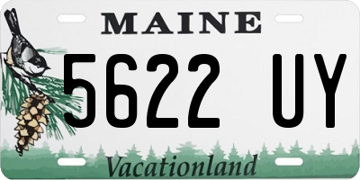 ME license plate 5622UY