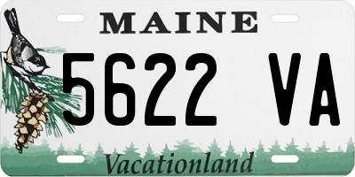 ME license plate 5622VA