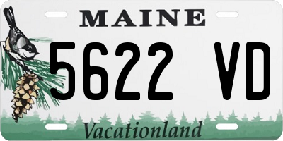 ME license plate 5622VD