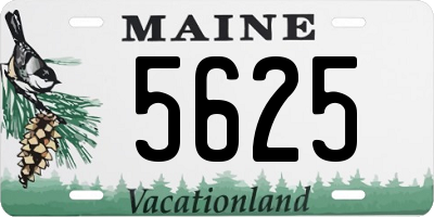 ME license plate 5625