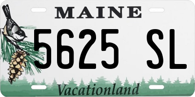 ME license plate 5625SL