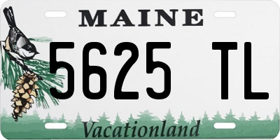 ME license plate 5625TL