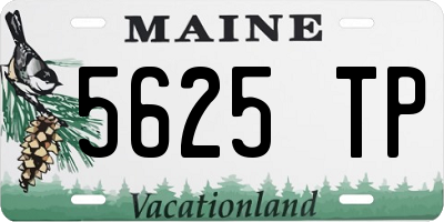 ME license plate 5625TP