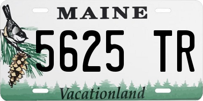 ME license plate 5625TR