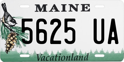 ME license plate 5625UA